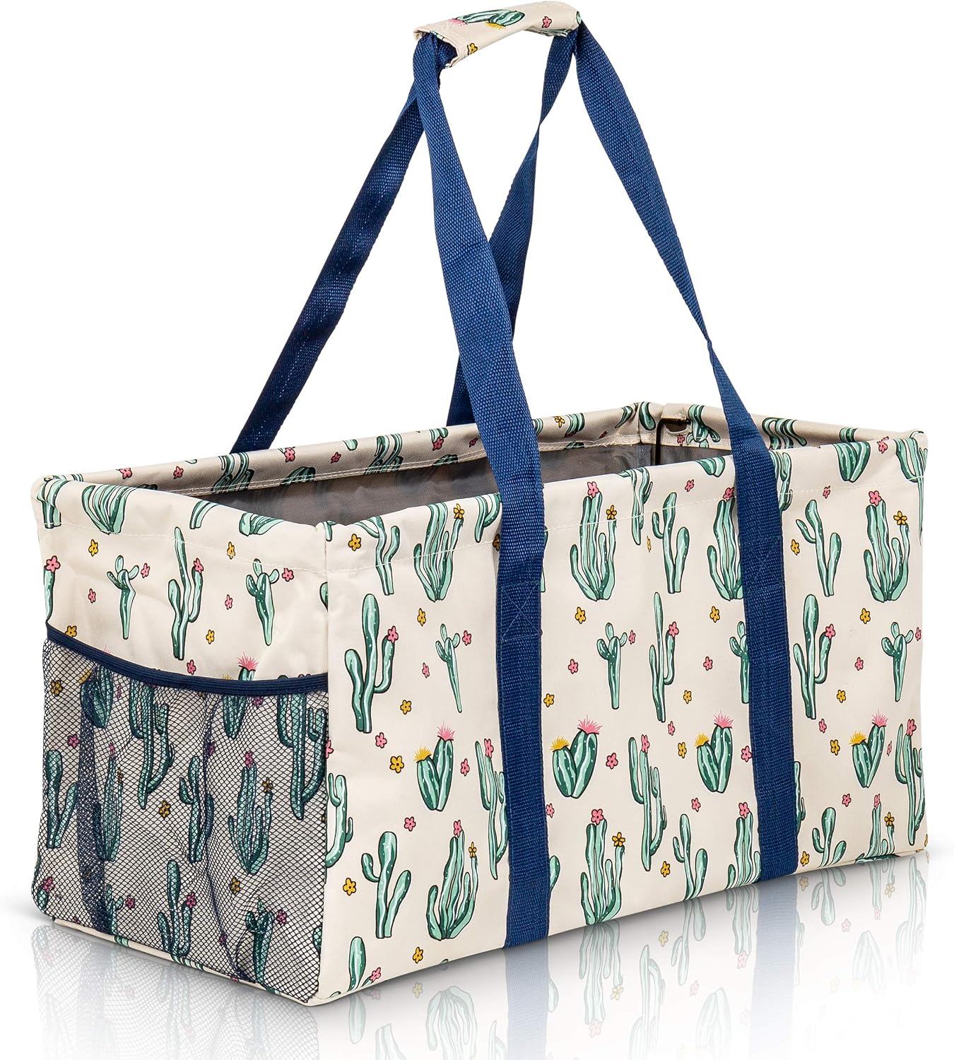 Printed Fabric Storage Basket – Large Capacity Outdoor Picnic & Utility Tote